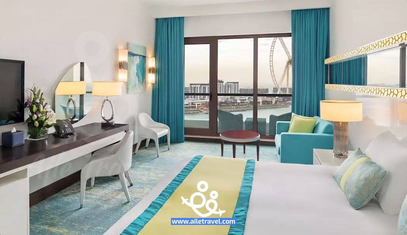 اطلالة الغرف في فندق أوشن فيو دبي JBR