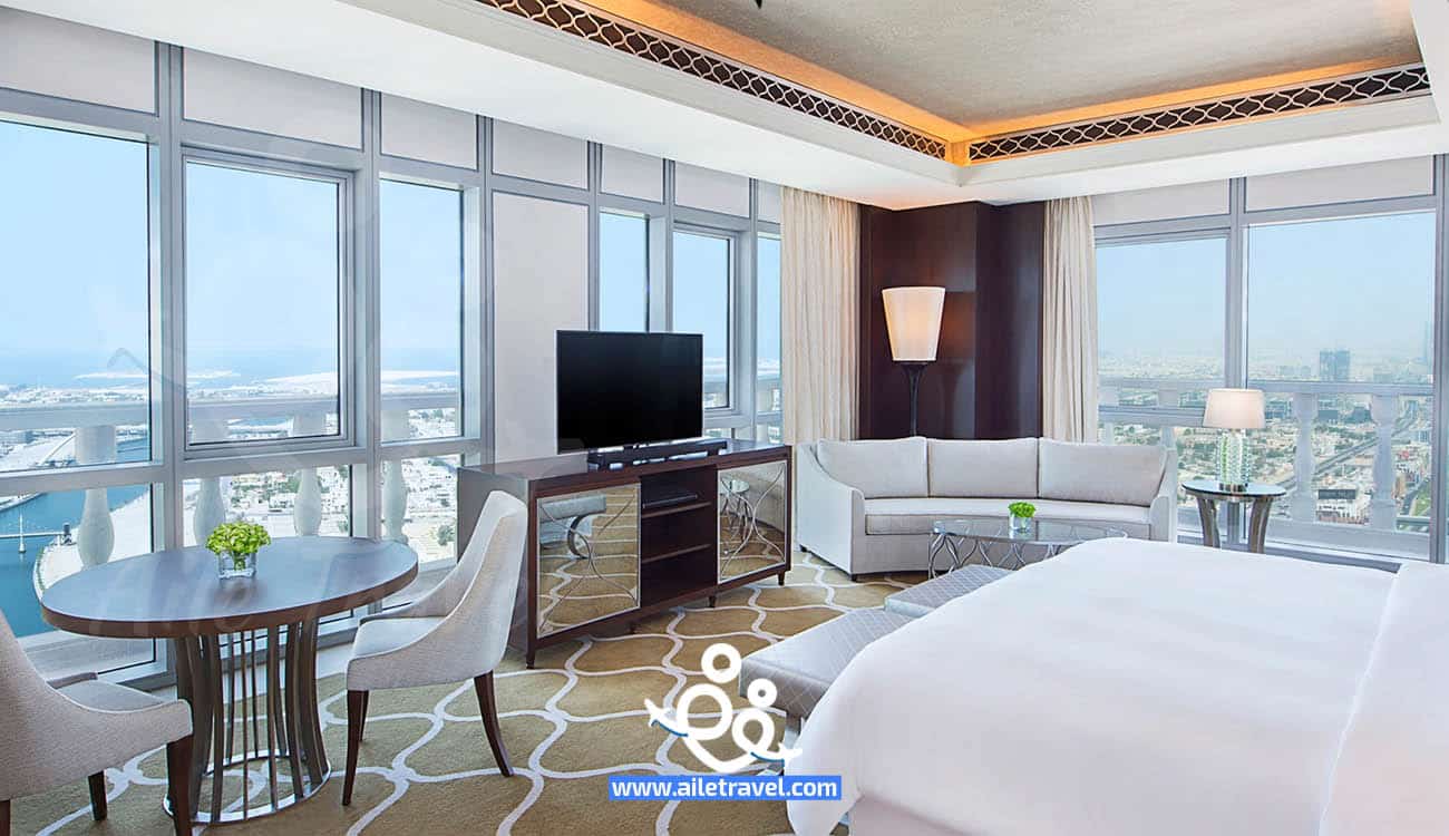 اطلالة غرف فندق هيلتون الحبتور دبي