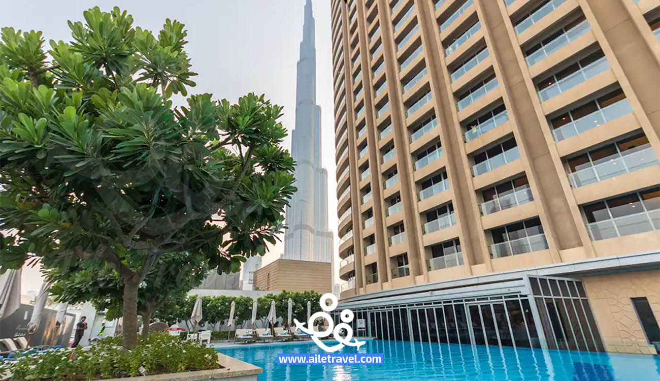 اطلالة فندق العنوان دبي مول