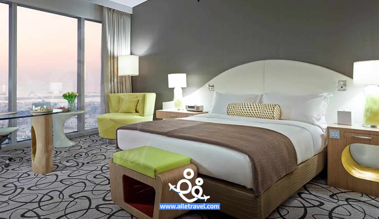 الغرف في فندق سوفيتيل دبي داون تاون