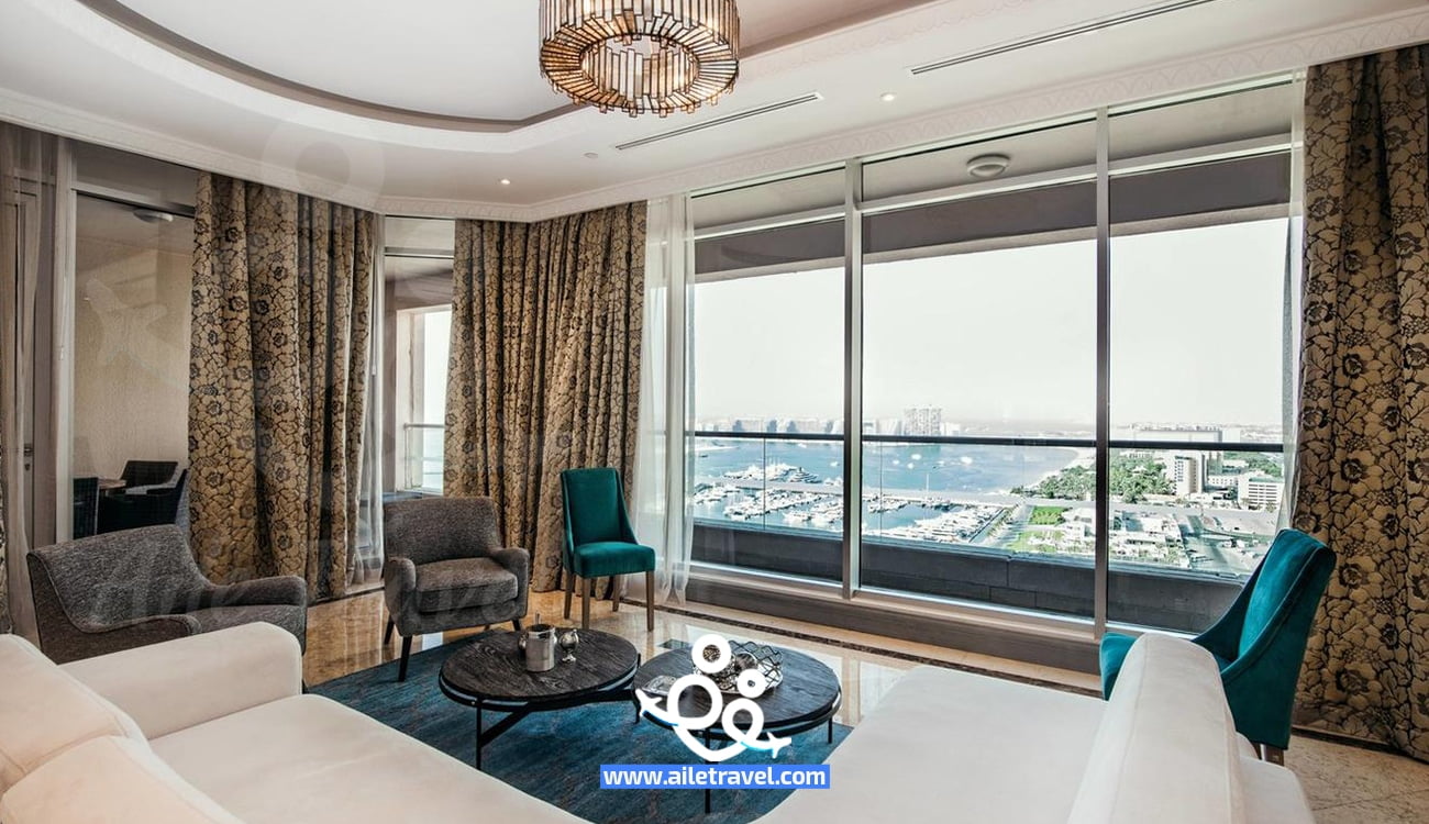 الغرف في منتجع حبتور جراند دبي