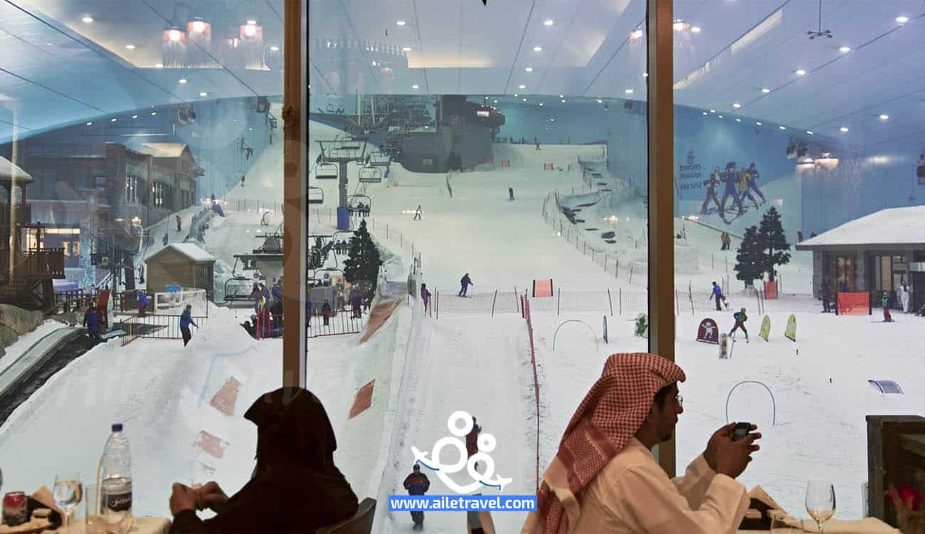 سكي دبي للتزلج الداخلي في مول الامارات ski dubai (7)