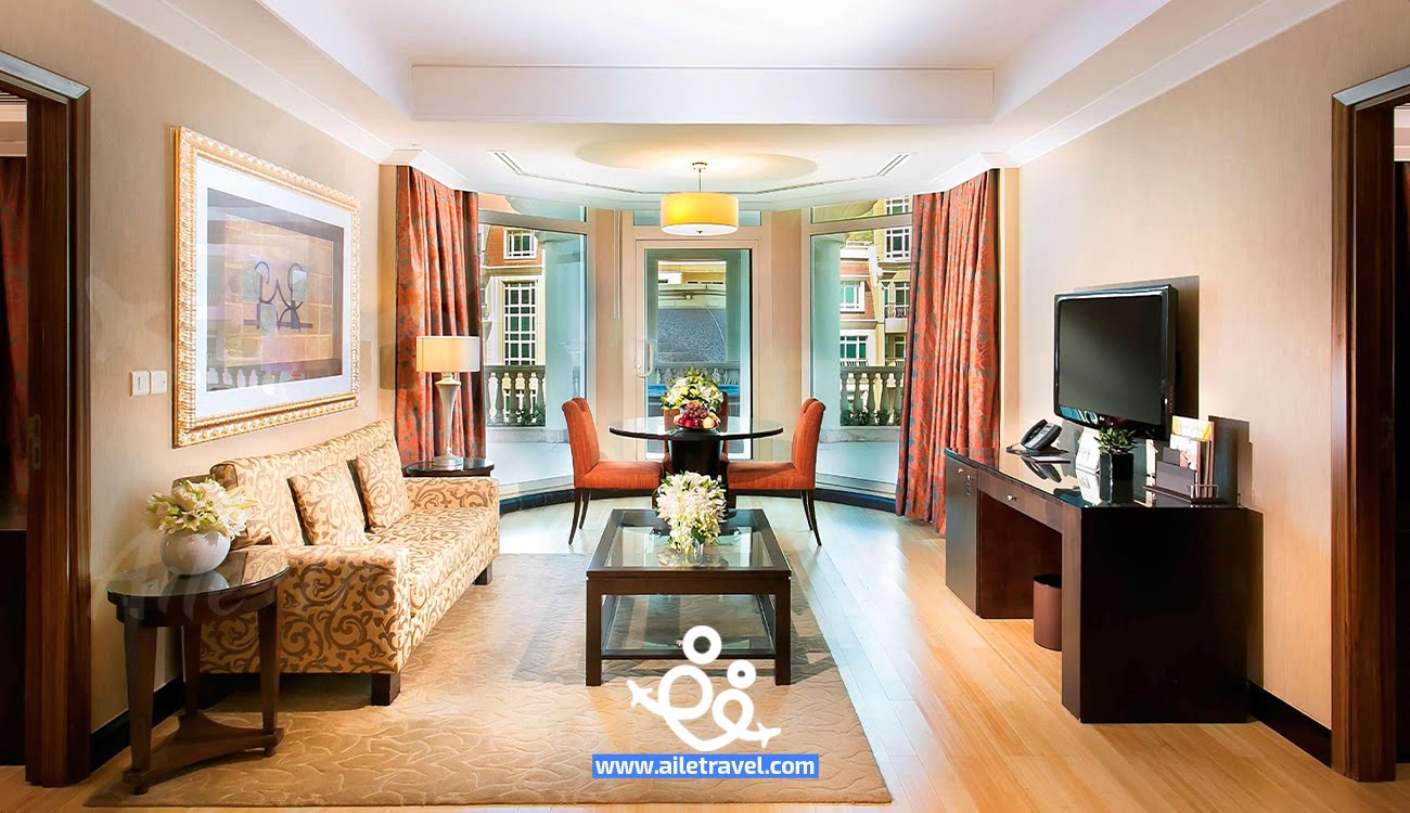 غرف فندق روضة المروج دبي