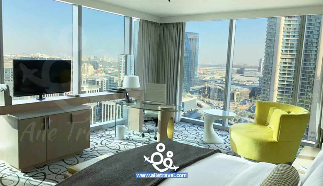 غرف فندق سوفيتيل دبي داون تاون