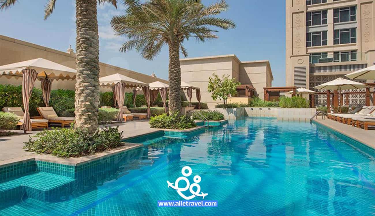 مسبح فندق هيلتون الحبتور دبي
