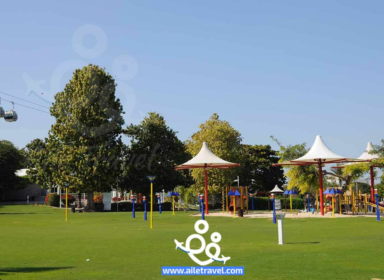 حديقة الخور دبي مساحات خضراء