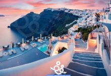 السياحة في سانتوريني اليونان