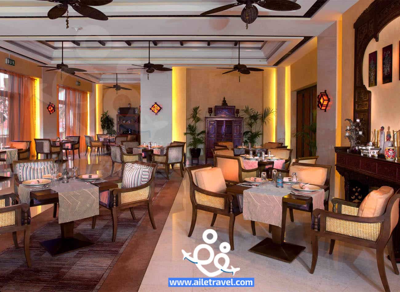 أحد المطاعم في فندق شانغريلا ابوظبي
