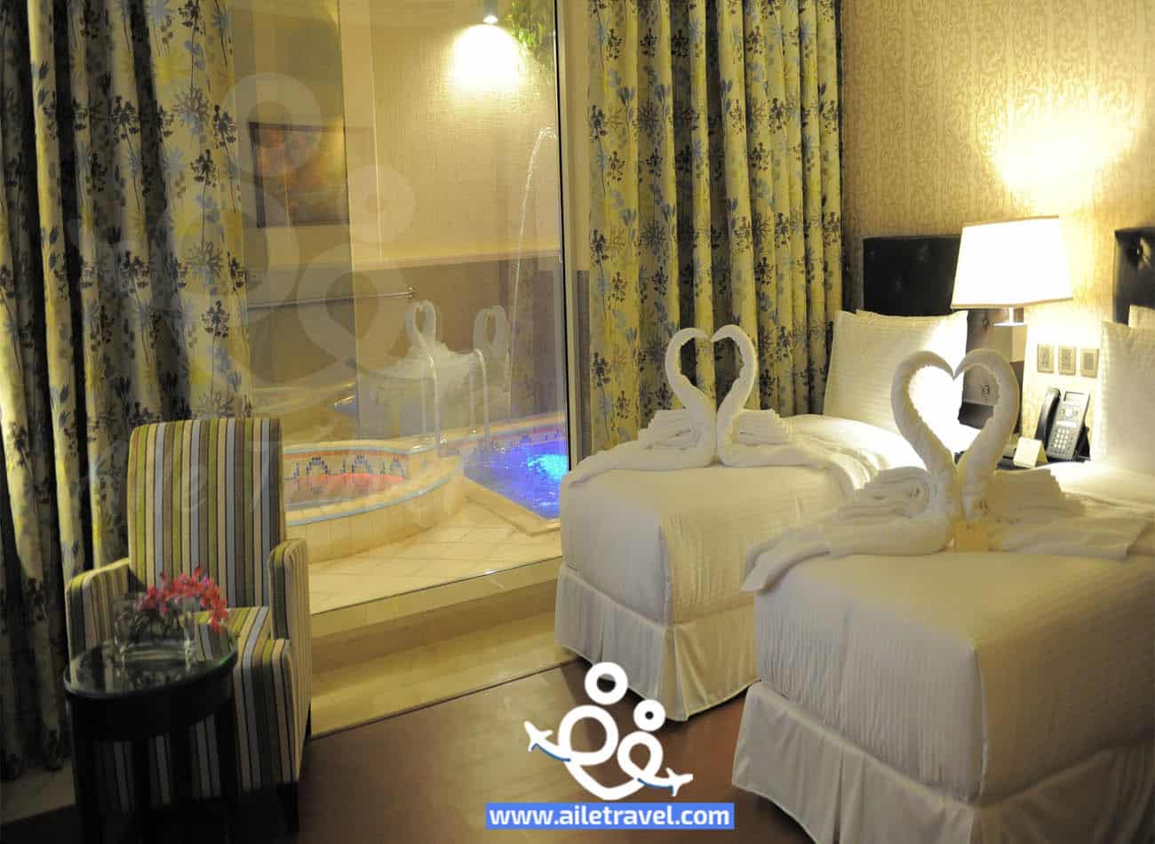 الغرف في فندق سويت ان الرياض